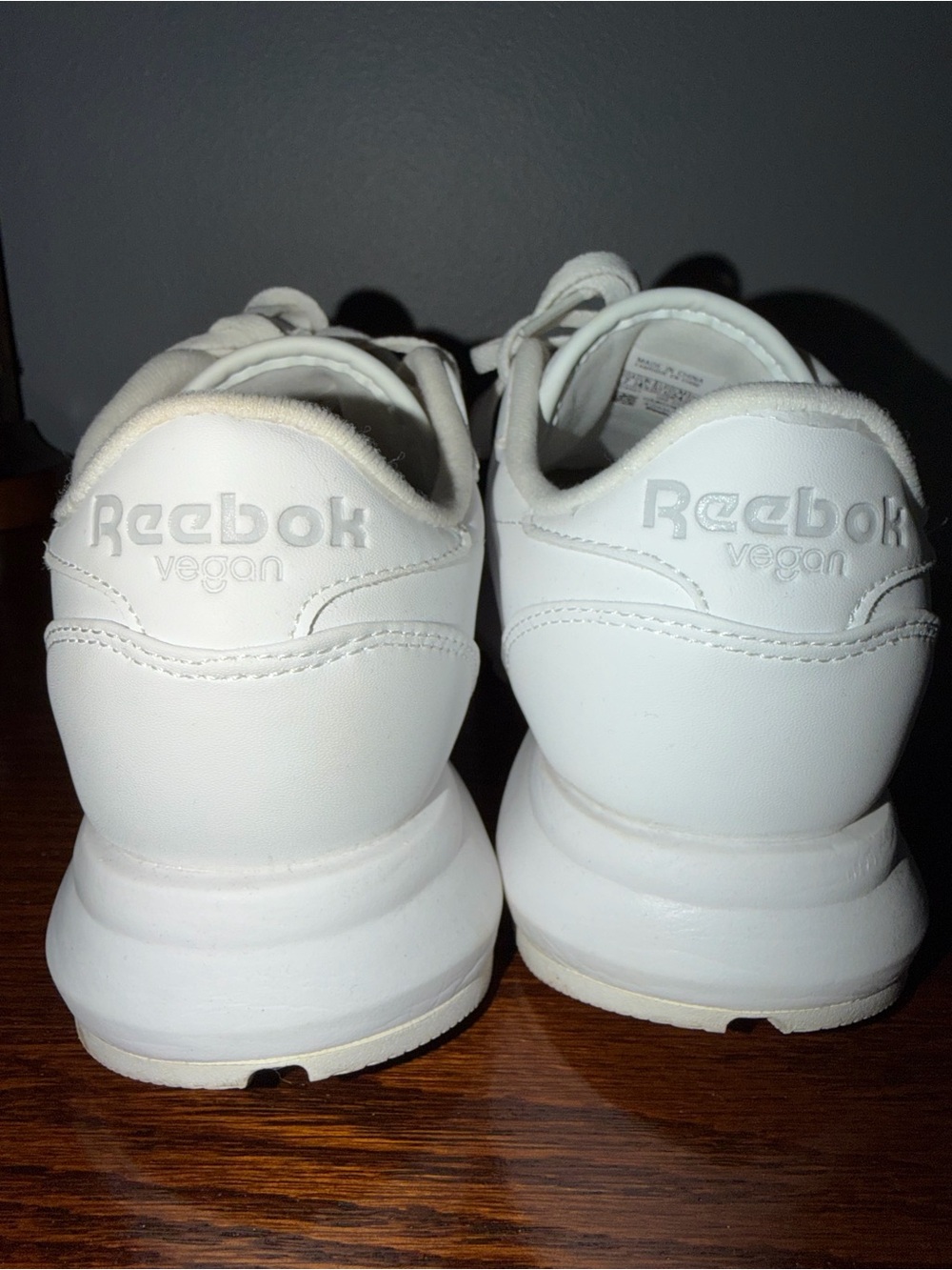 Reebok White Vegan Low-Top Sneakers